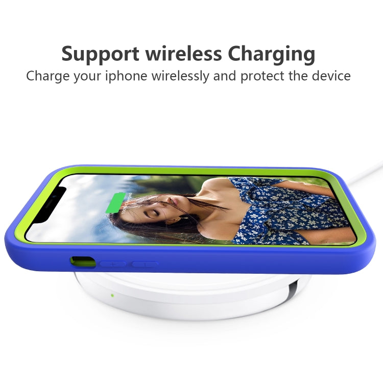 For iPhone 12 / 12 Pro Wave Pattern 3 in 1 Silicone+PC Shockproof Protective Case