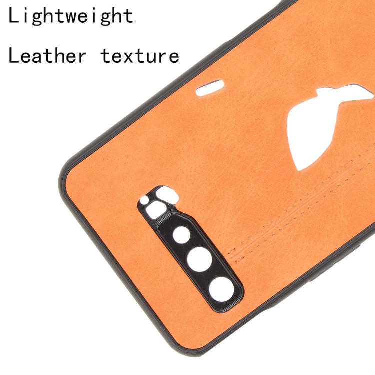 For Asus ZS661KS/ ROG Phone 3 Strix Shockproof Sewing Cow Pattern Skin PC + PU + TPU Case