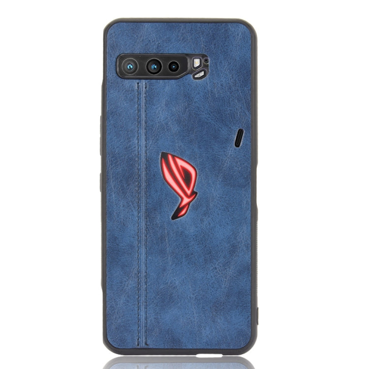 For Asus ZS661KS/ ROG Phone 3 Strix Shockproof Sewing Cow Pattern Skin PC + PU + TPU Case