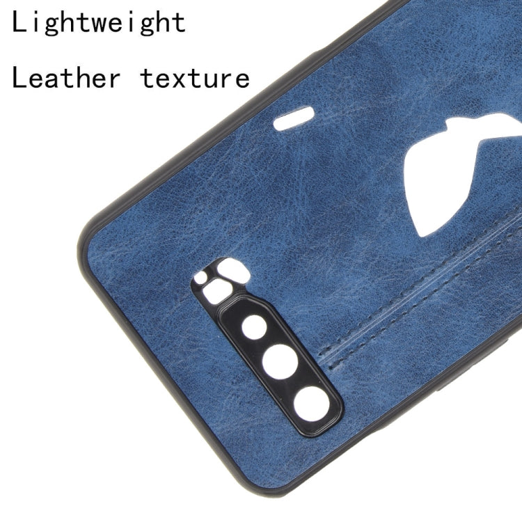 For Asus ZS661KS/ ROG Phone 3 Strix Shockproof Sewing Cow Pattern Skin PC + PU + TPU Case