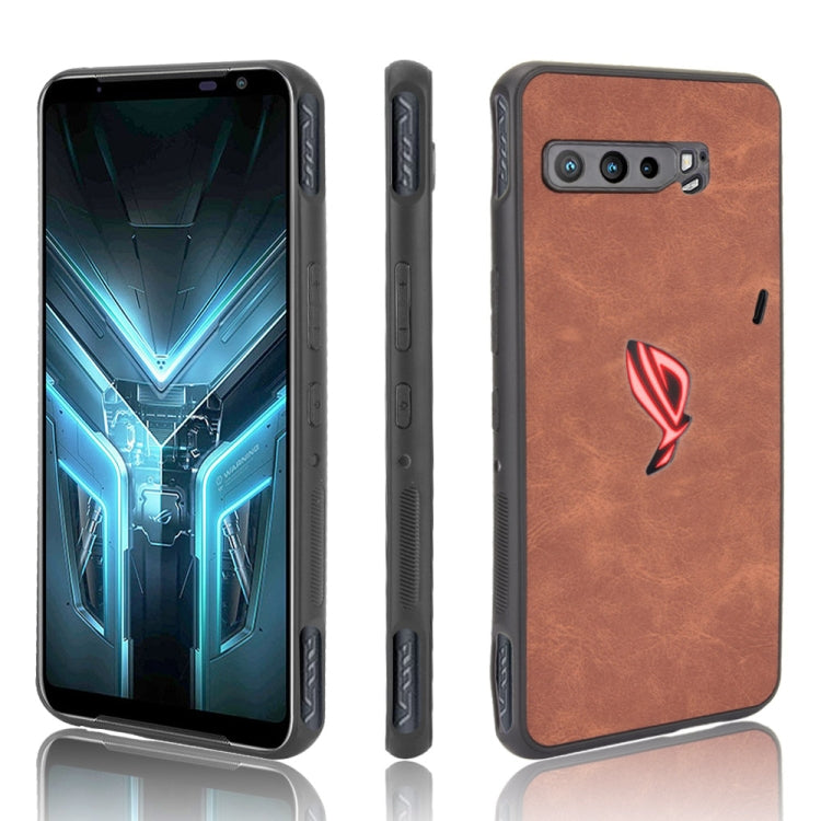 For Asus ZS661KS/ ROG Phone 3 Strix Shockproof Sheep Skin PC + PU + TPU Case