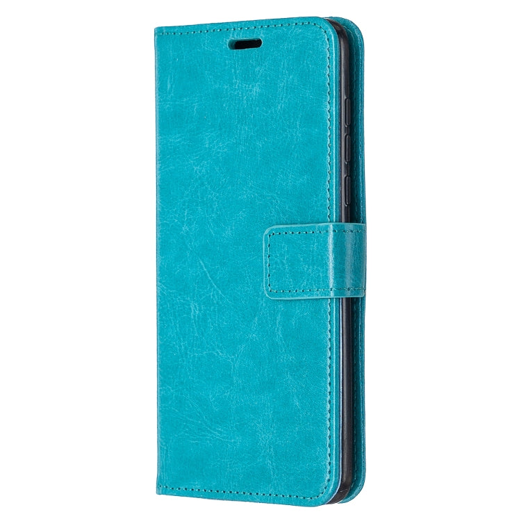 For Motorola Moto G8 Crazy Horse Texture Horizontal Flip Leather Case with Holder & Card Slots & Wallet & Photo Frame