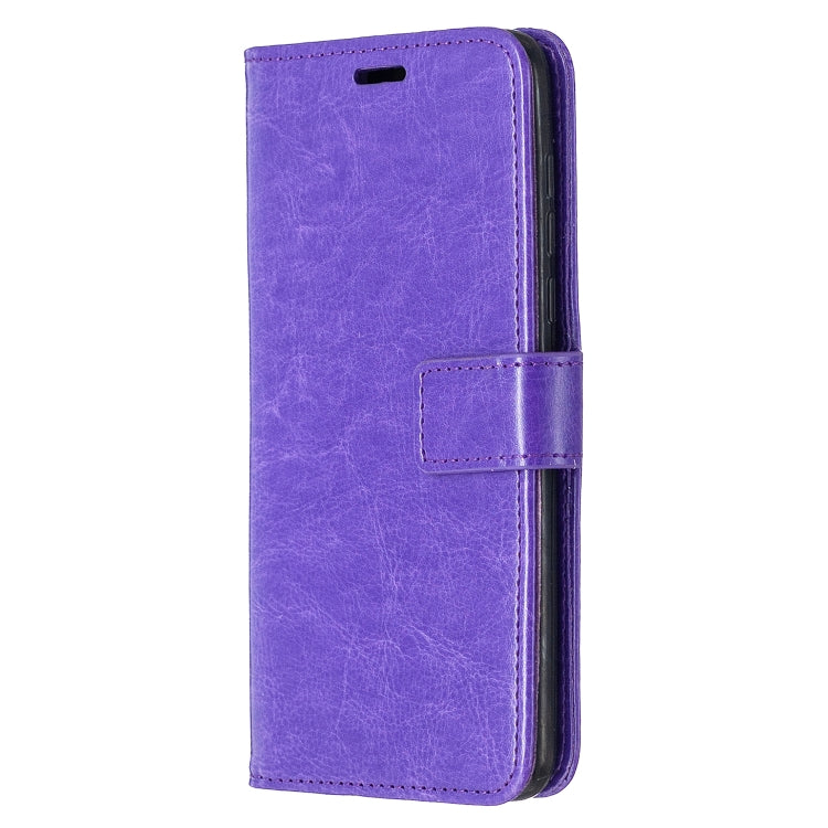 For Motorola Moto G8 Crazy Horse Texture Horizontal Flip Leather Case with Holder & Card Slots & Wallet & Photo Frame
