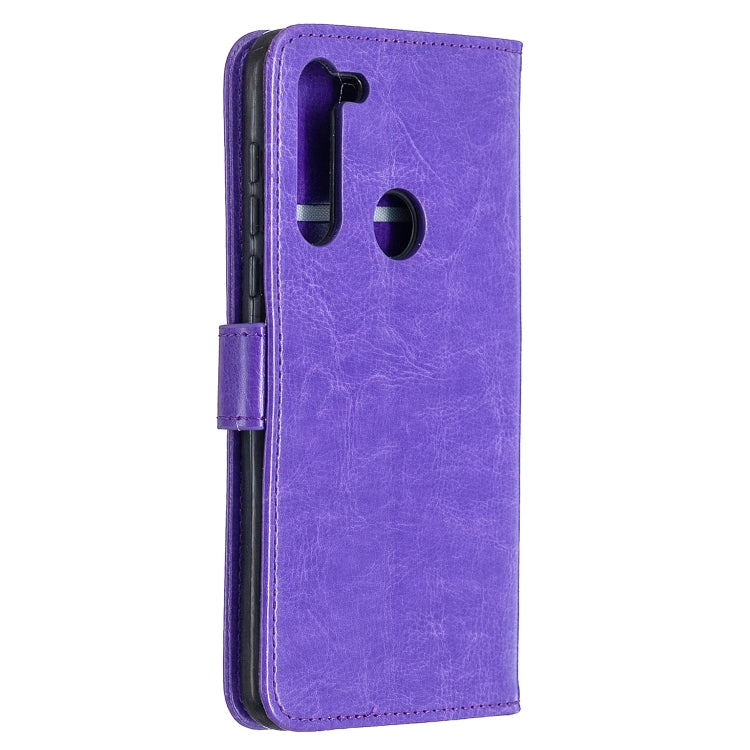 For Motorola Moto G8 Crazy Horse Texture Horizontal Flip Leather Case with Holder & Card Slots & Wallet & Photo Frame