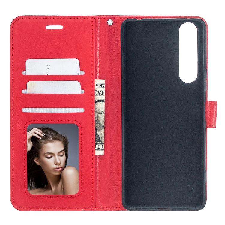 For Sony Xperia 1 II Crazy Horse Texture Horizontal Flip Leather Case with Holder & Card Slots & Wallet & Photo Frame