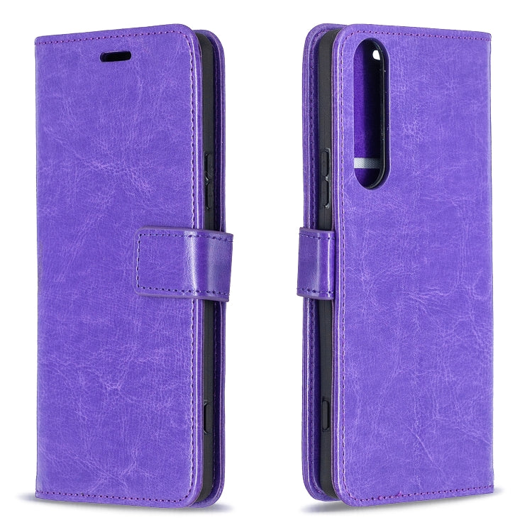 For Sony Xperia 1 II Crazy Horse Texture Horizontal Flip Leather Case with Holder & Card Slots & Wallet & Photo Frame