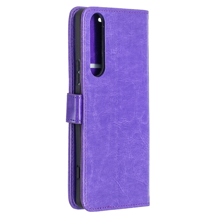 For Sony Xperia 1 II Crazy Horse Texture Horizontal Flip Leather Case with Holder & Card Slots & Wallet & Photo Frame