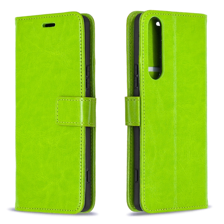 For Sony Xperia 1 II Crazy Horse Texture Horizontal Flip Leather Case with Holder & Card Slots & Wallet & Photo Frame