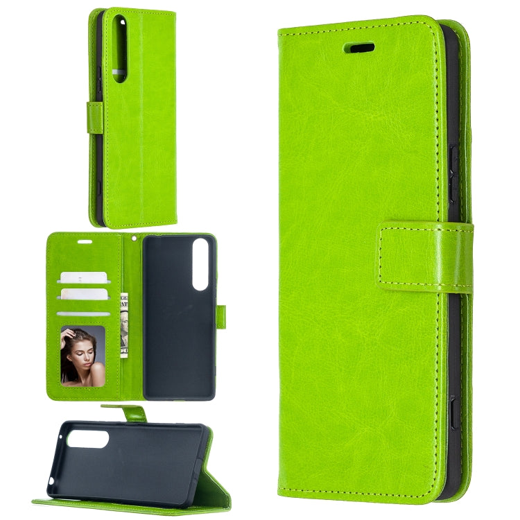 For Sony Xperia 1 II Crazy Horse Texture Horizontal Flip Leather Case with Holder & Card Slots & Wallet & Photo Frame