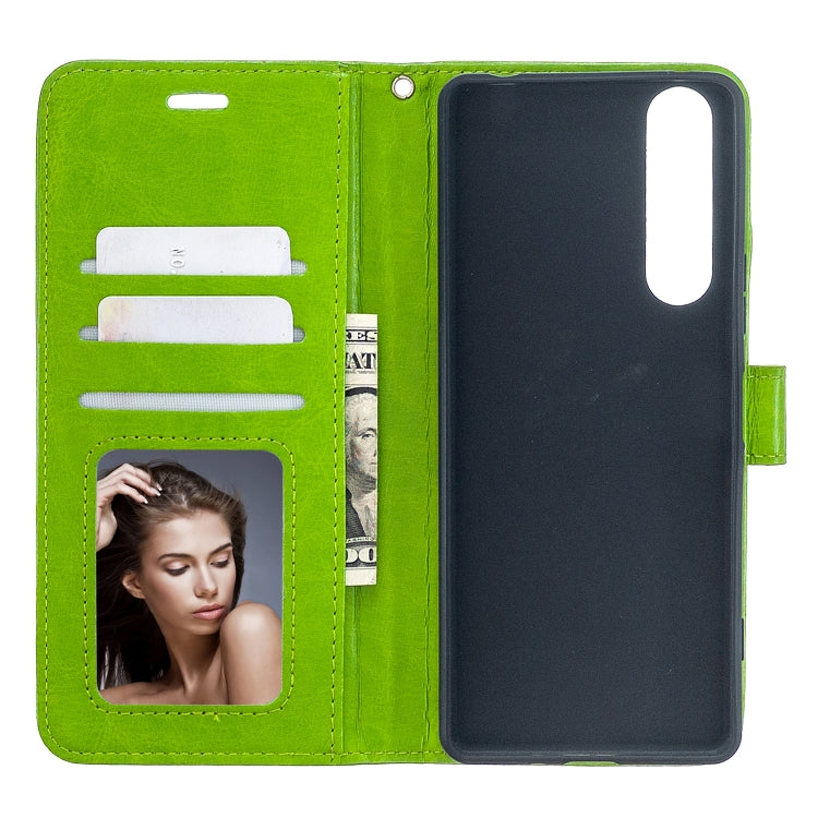 For Sony Xperia 1 II Crazy Horse Texture Horizontal Flip Leather Case with Holder & Card Slots & Wallet & Photo Frame
