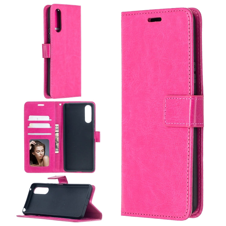 For Sony Xperia 10 II Crazy Horse Texture Horizontal Flip Leather Case with Holder & Card Slots & Wallet & Photo Frame