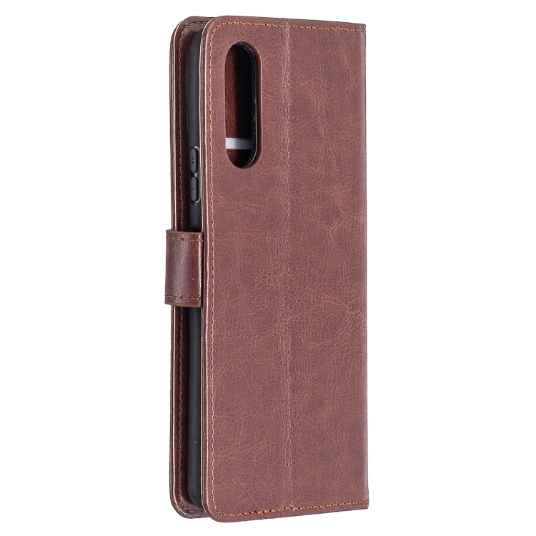 For Sony Xperia 10 II Crazy Horse Texture Horizontal Flip Leather Case with Holder & Card Slots & Wallet & Photo Frame