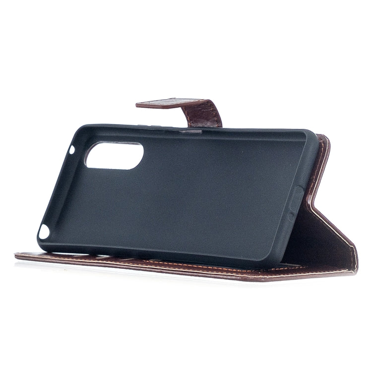 For Sony Xperia 10 II Crazy Horse Texture Horizontal Flip Leather Case with Holder & Card Slots & Wallet & Photo Frame