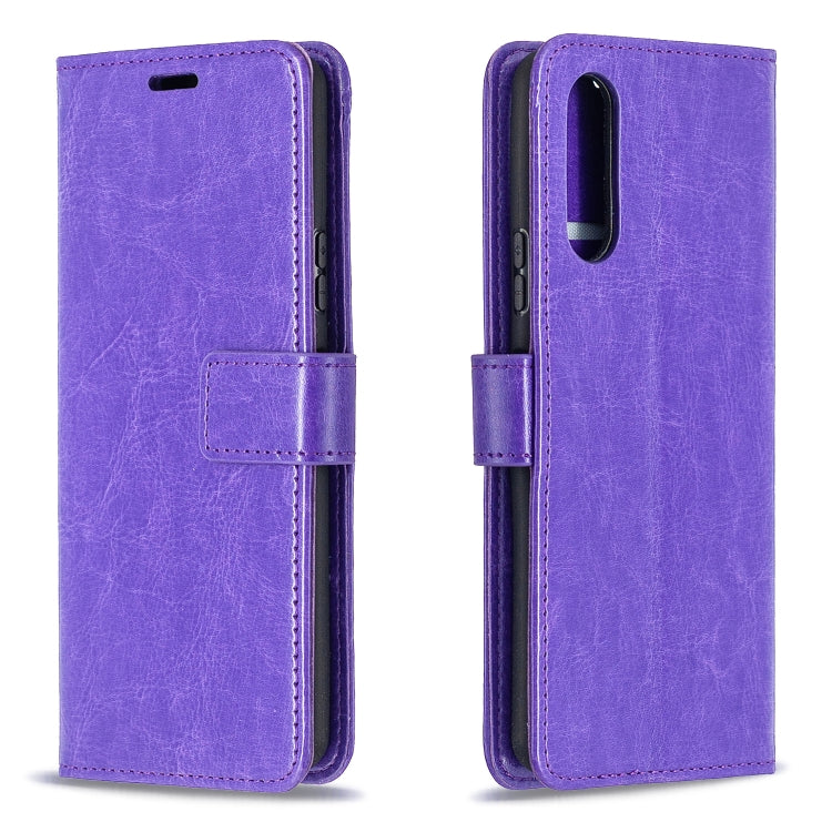 For Sony Xperia 10 II Crazy Horse Texture Horizontal Flip Leather Case with Holder & Card Slots & Wallet & Photo Frame