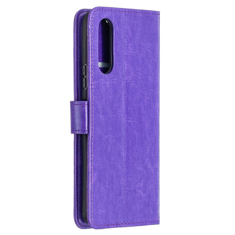 For Sony Xperia 10 II Crazy Horse Texture Horizontal Flip Leather Case with Holder & Card Slots & Wallet & Photo Frame