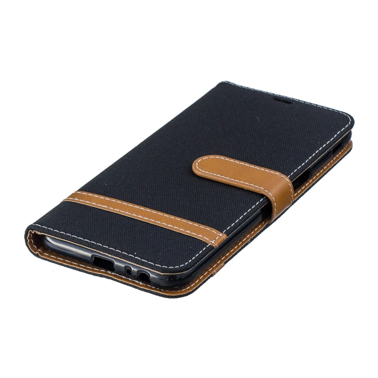 Color Matching Denim Texture Leather Case for Galaxy J6+ & J6 Prime, with Holder & Card Slots & Wallet & Lanyard