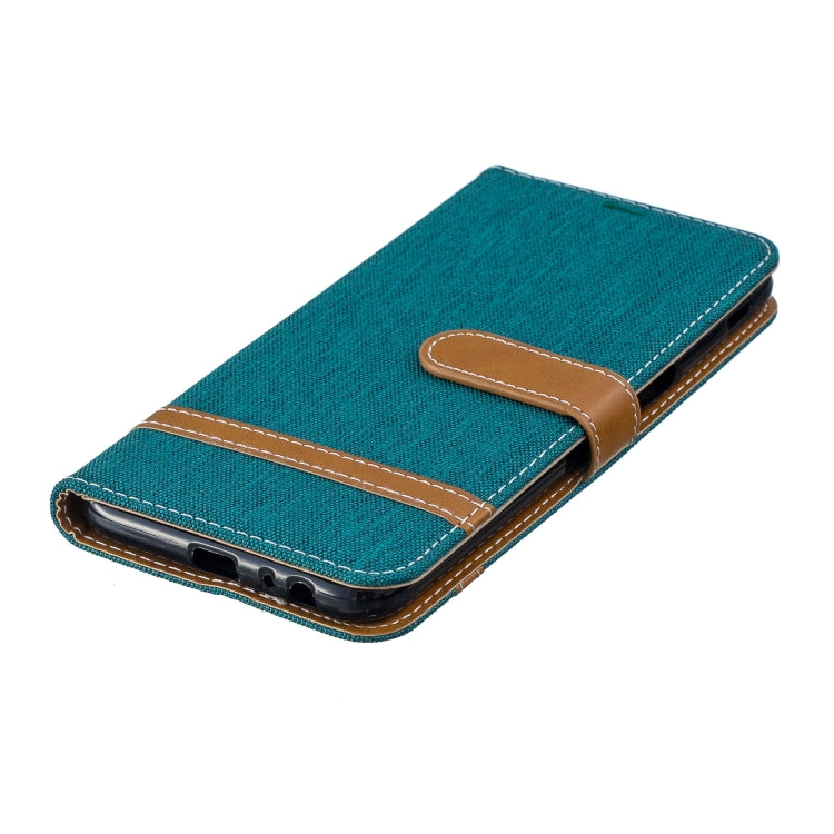 Color Matching Denim Texture Leather Case for Galaxy J6+ & J6 Prime, with Holder & Card Slots & Wallet & Lanyard