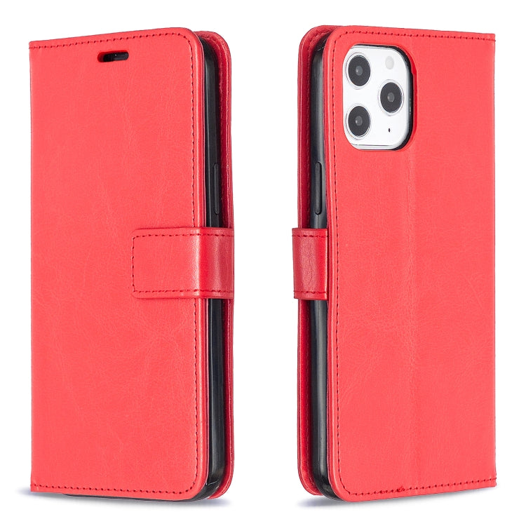 For iPhone 12 Pro Max Crazy Horse Texture Horizontal Flip Leather Case with Holder & Card Slots & Wallet & Photo Frame