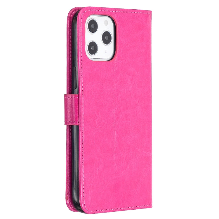 For iPhone 12 Pro Max Crazy Horse Texture Horizontal Flip Leather Case with Holder & Card Slots & Wallet & Photo Frame