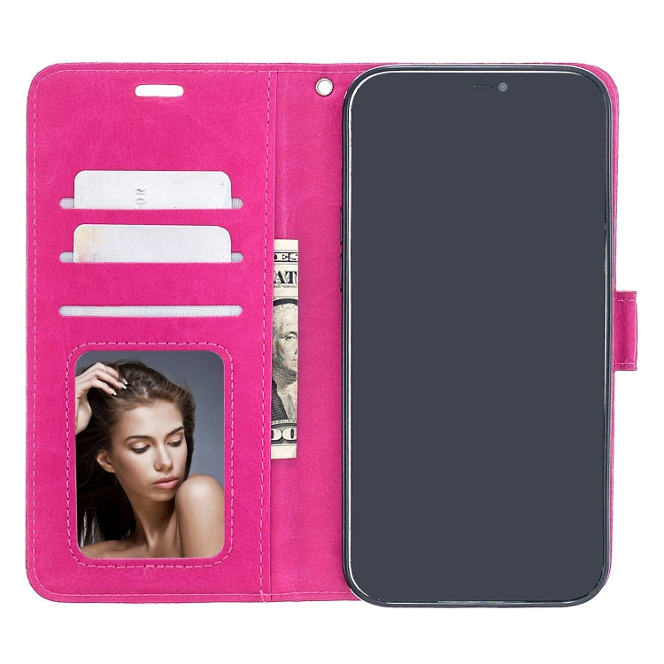 For iPhone 12 Pro Max Crazy Horse Texture Horizontal Flip Leather Case with Holder & Card Slots & Wallet & Photo Frame