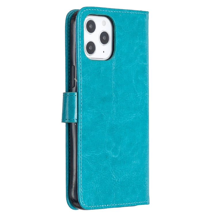 For iPhone 12 Pro Max Crazy Horse Texture Horizontal Flip Leather Case with Holder & Card Slots & Wallet & Photo Frame