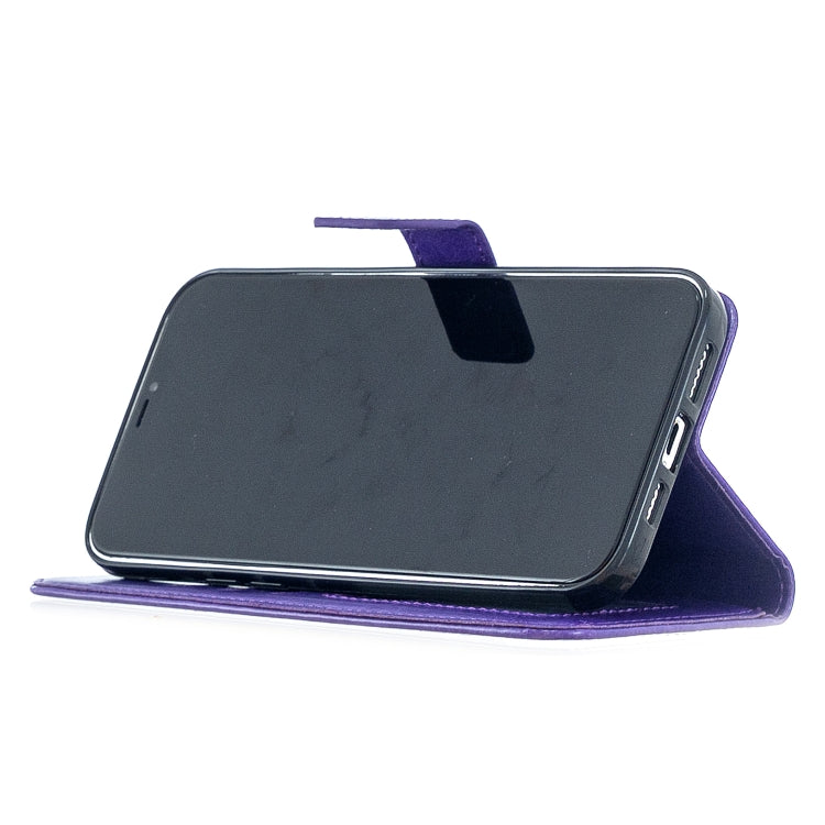 For iPhone 12 Pro Max Crazy Horse Texture Horizontal Flip Leather Case with Holder & Card Slots & Wallet & Photo Frame