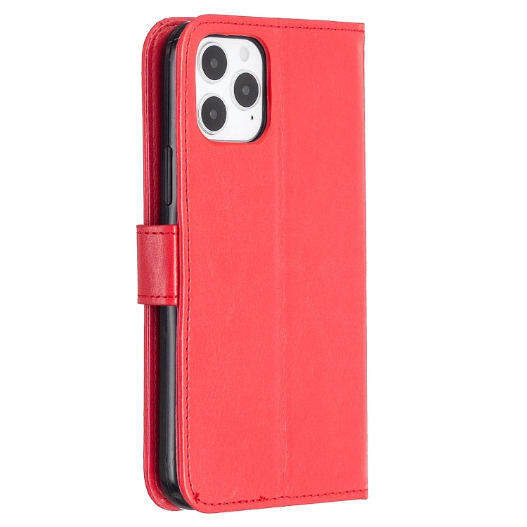 For iPhone 12 / 12 Pro Crazy Horse Texture Horizontal Flip Leather Case with Holder & Card Slots & Wallet & Photo Frame