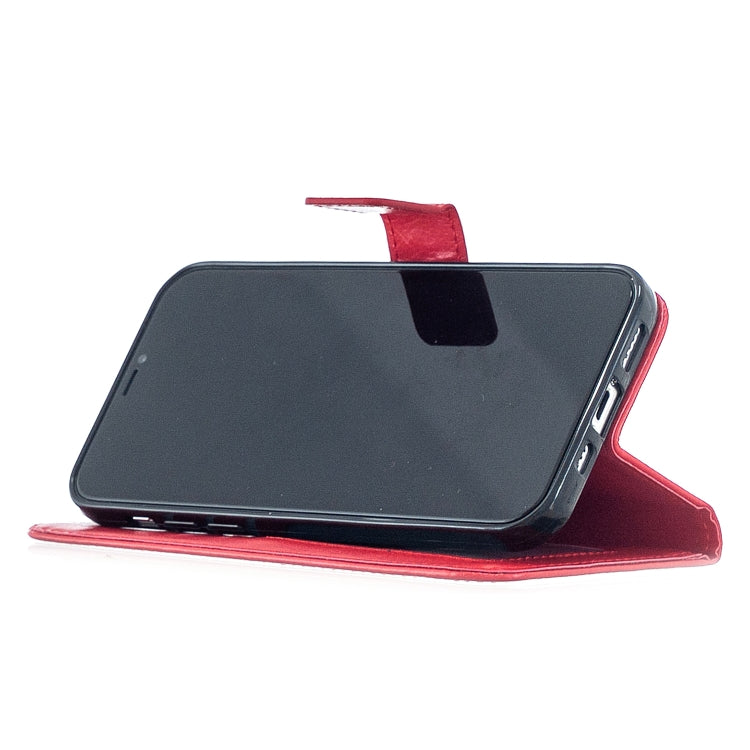For iPhone 12 / 12 Pro Crazy Horse Texture Horizontal Flip Leather Case with Holder & Card Slots & Wallet & Photo Frame