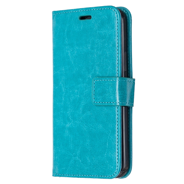 For iPhone 12 / 12 Pro Crazy Horse Texture Horizontal Flip Leather Case with Holder & Card Slots & Wallet & Photo Frame