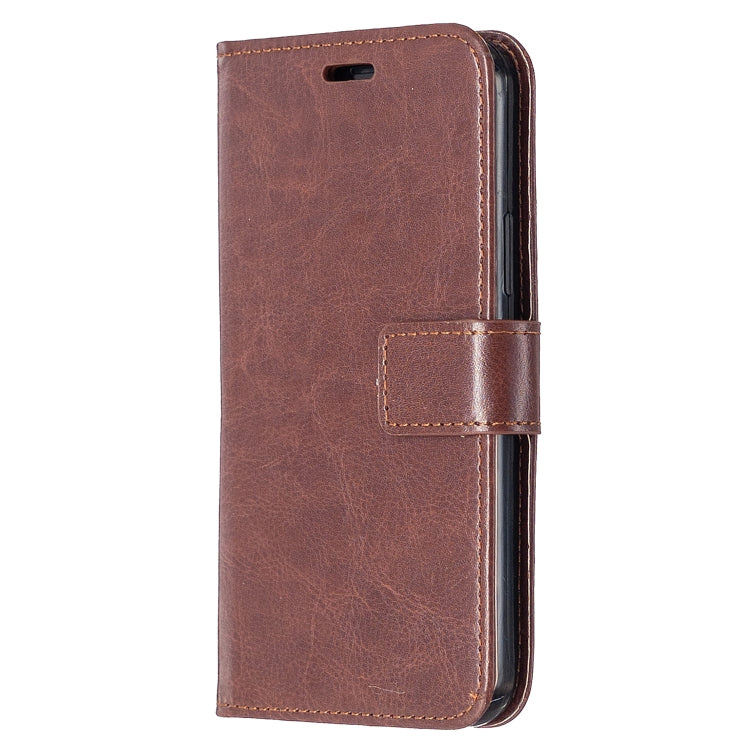 For iPhone 12 / 12 Pro Crazy Horse Texture Horizontal Flip Leather Case with Holder & Card Slots & Wallet & Photo Frame