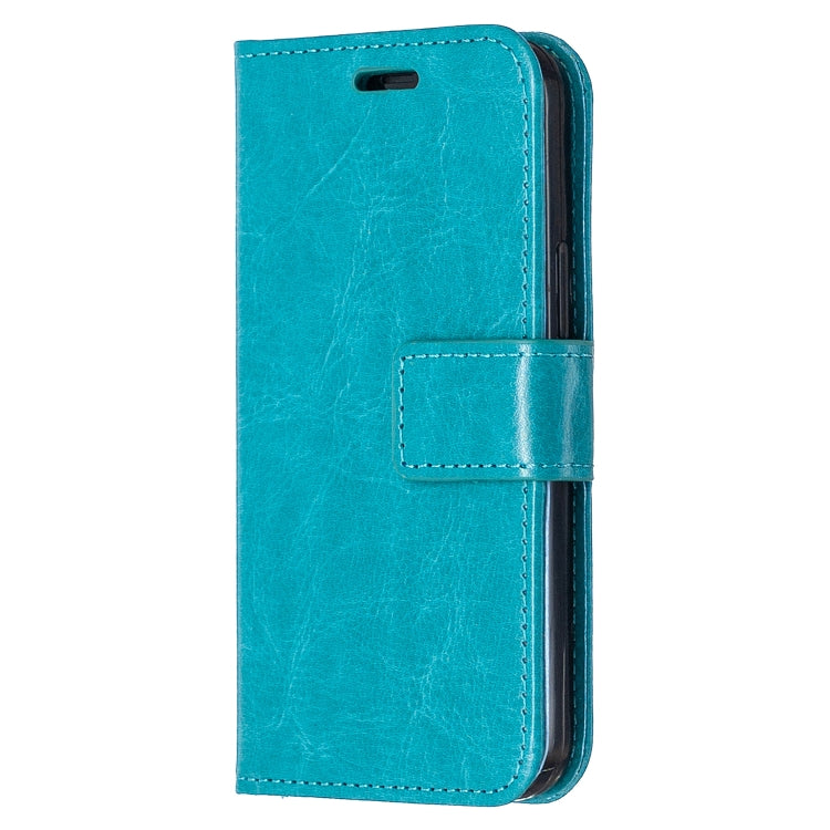 For iPhone 12 mini Crazy Horse Texture Horizontal Flip Leather Case with Holder & Card Slots & Wallet & Photo Frame