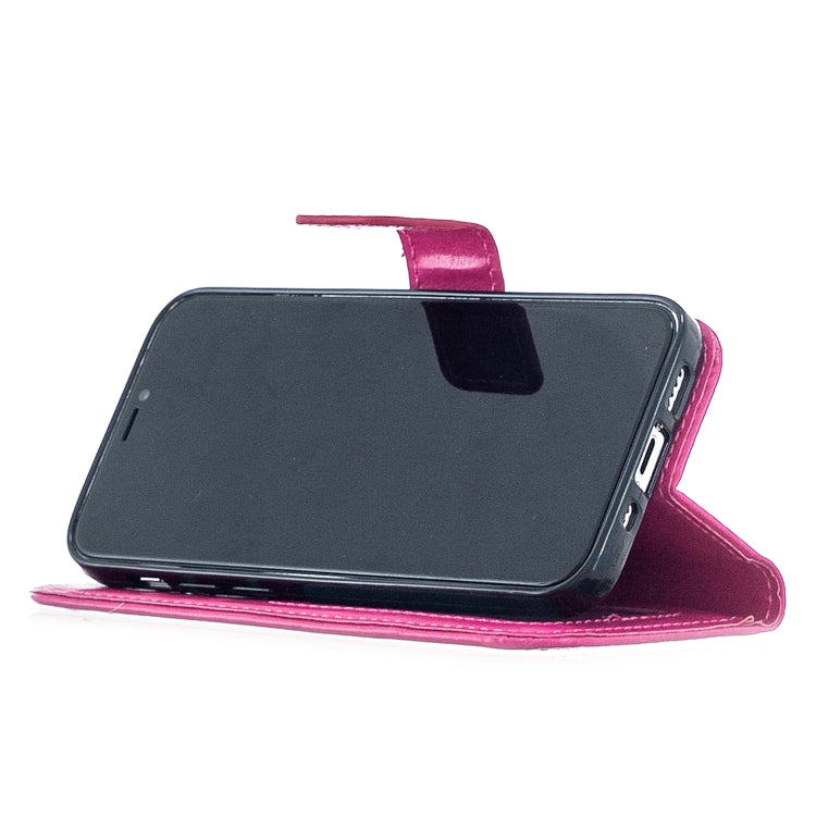For iPhone 12 mini Crazy Horse Texture Horizontal Flip Leather Case with Holder & Card Slots & Wallet & Photo Frame