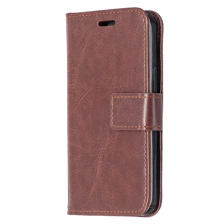 For iPhone 12 mini Crazy Horse Texture Horizontal Flip Leather Case with Holder & Card Slots & Wallet & Photo Frame