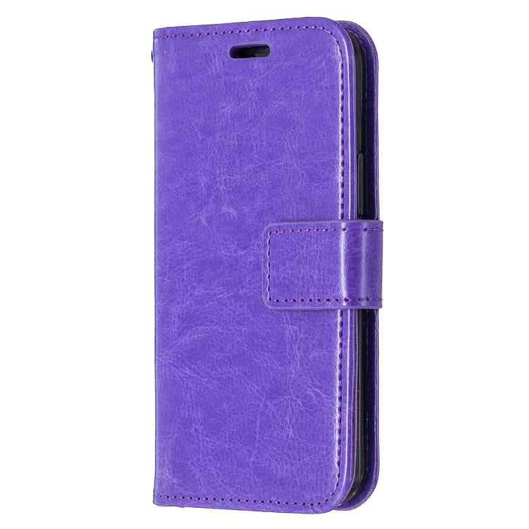 For iPhone 12 mini Crazy Horse Texture Horizontal Flip Leather Case with Holder & Card Slots & Wallet & Photo Frame