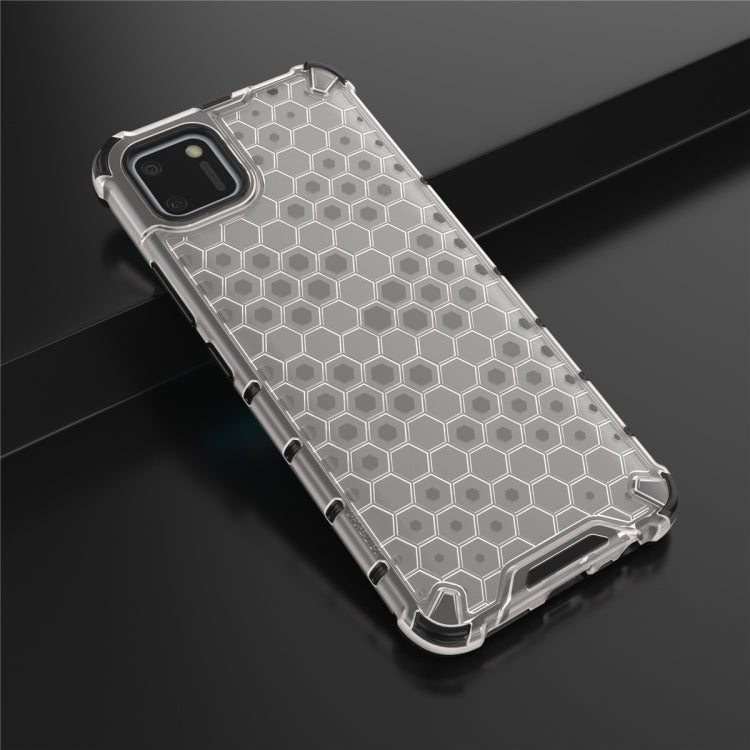 For OPPO Realme C15 Shockproof Honeycomb PC + TPU Case