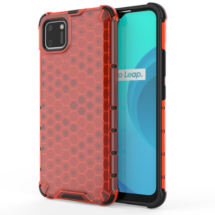For OPPO Realme C11 Shockproof Honeycomb PC + TPU Case