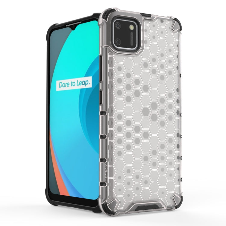 For OPPO Realme C11 Shockproof Honeycomb PC + TPU Case