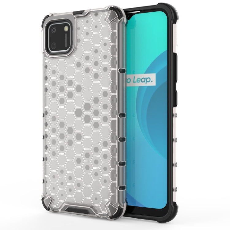 For OPPO Realme C11 Shockproof Honeycomb PC + TPU Case