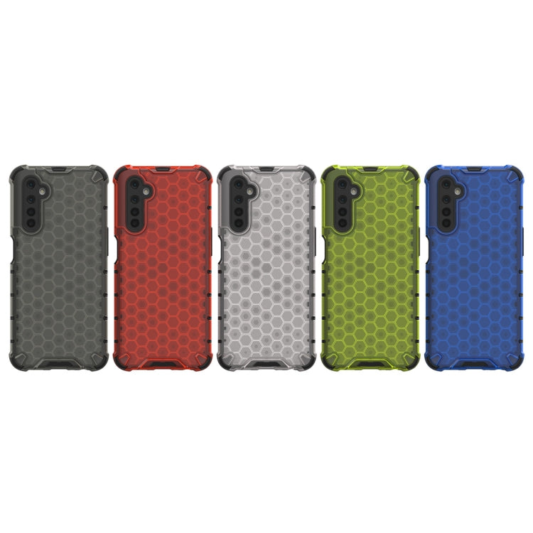 For OPPO Realme 6 Shockproof Honeycomb PC + TPU Case