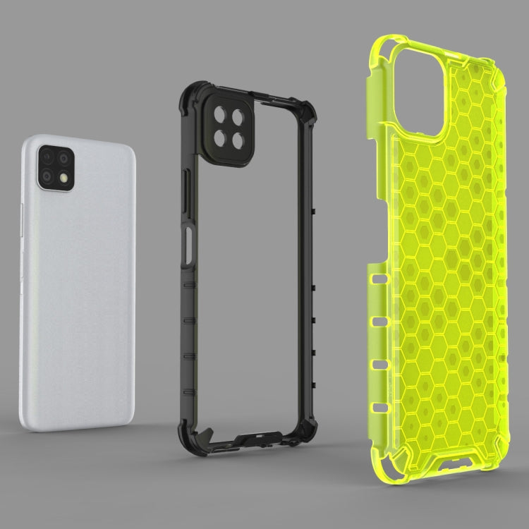 For Huawei Enjoy 20  Shockproof Honeycomb PC + TPU Case