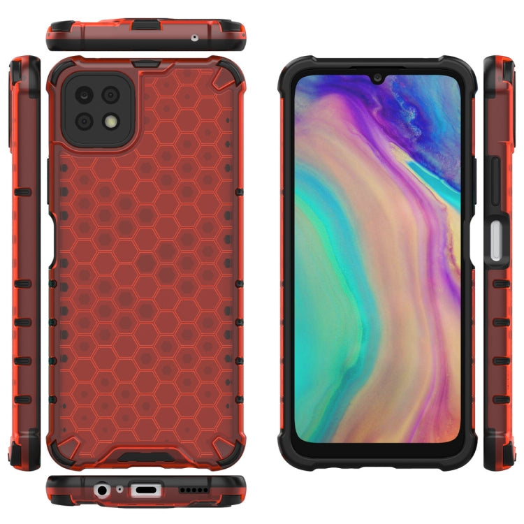 For Huawei Enjoy 20  Shockproof Honeycomb PC + TPU Case