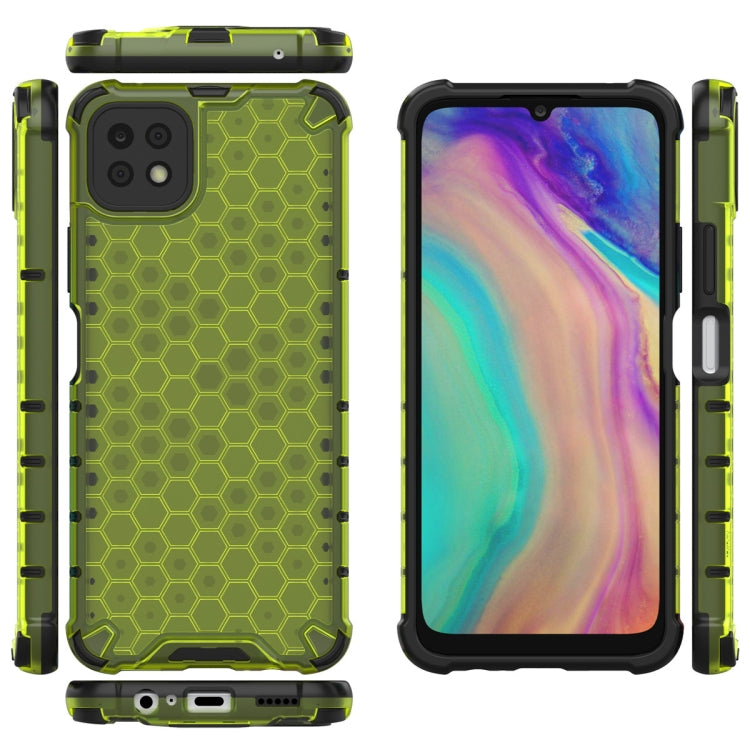 For Huawei Enjoy 20  Shockproof Honeycomb PC + TPU Case