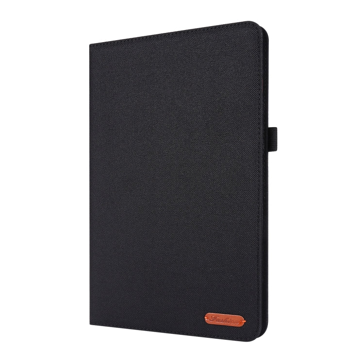 For Samsung Galaxy Tab S8 / Galaxy Tab S7 T870/T875 Horizontal Flip TPU + Fabric PU Leather Protective Case with Card Slots & Holder