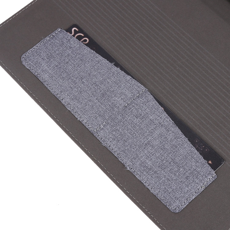 For Samsung Galaxy Tab S8 / Galaxy Tab S7 T870/T875 Horizontal Flip TPU + Fabric PU Leather Protective Case with Card Slots & Holder