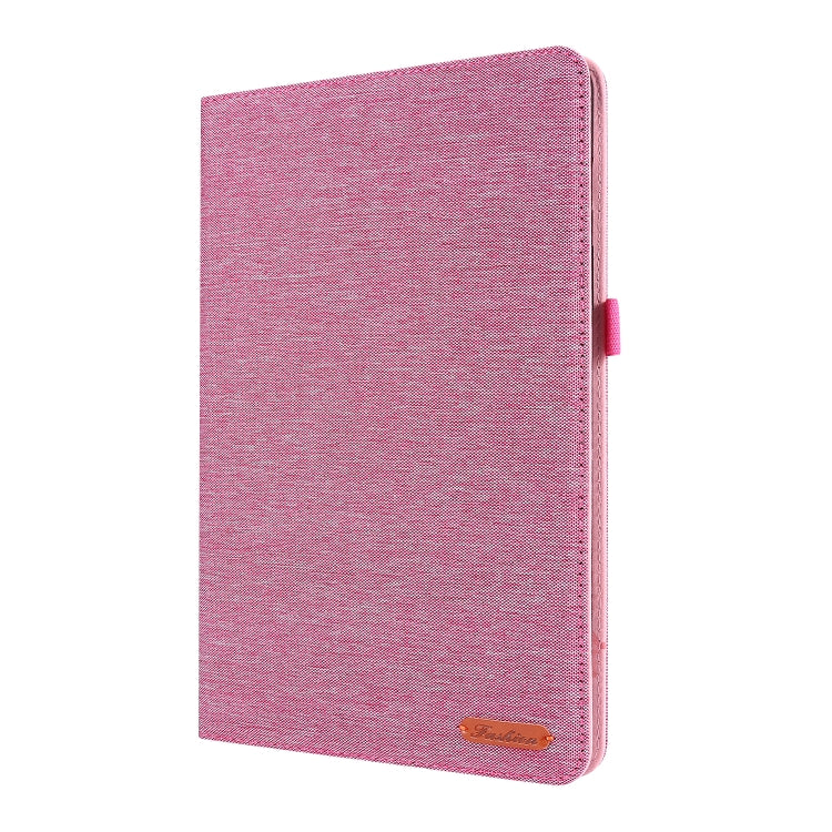 For Samsung Galaxy Tab S8 / Galaxy Tab S7 T870/T875 Horizontal Flip TPU + Fabric PU Leather Protective Case with Card Slots & Holder