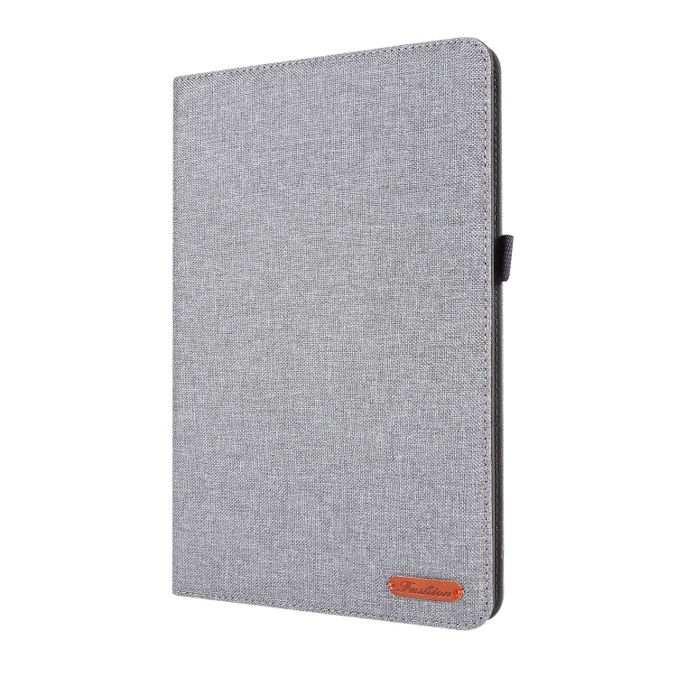 For Samsung Galaxy Tab S8 / Galaxy Tab S7 T870/T875 Horizontal Flip TPU + Fabric PU Leather Protective Case with Card Slots & Holder