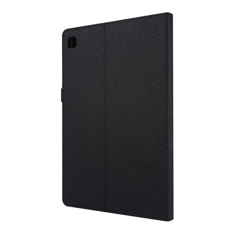 For Samsung Galaxy Tab A7 (2020) Horizontal Flip TPU + Fabric PU Leather Protective Case with Card Slots & Holder