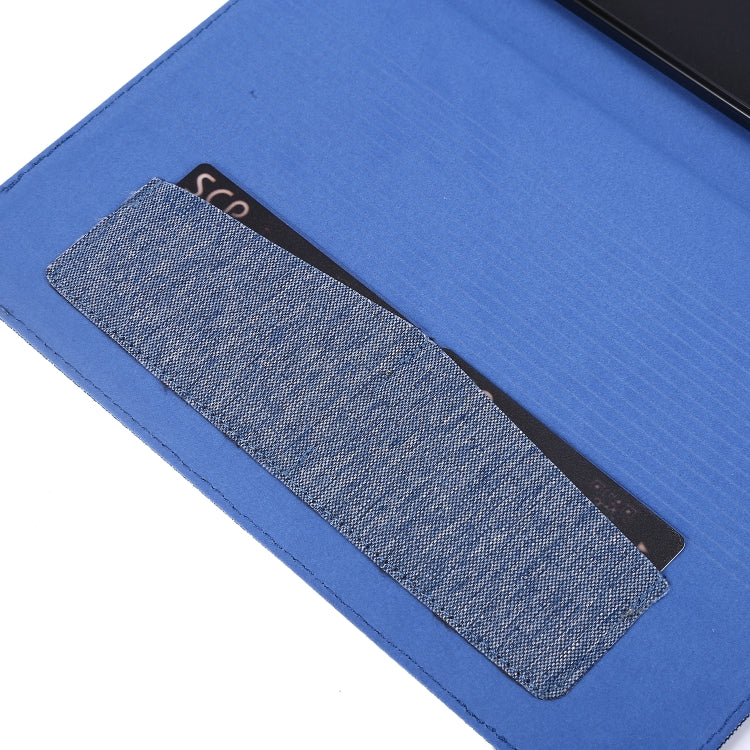 For Samsung Galaxy Tab A7 (2020) Horizontal Flip TPU + Fabric PU Leather Protective Case with Card Slots & Holder