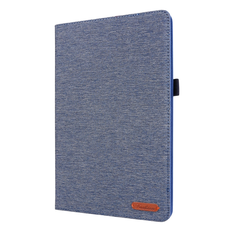 For Samsung Galaxy Tab A7 (2020) Horizontal Flip TPU + Fabric PU Leather Protective Case with Card Slots & Holder
