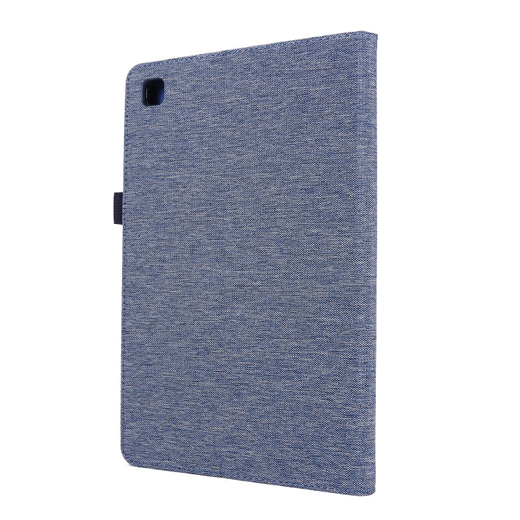 For Samsung Galaxy Tab A7 (2020) Horizontal Flip TPU + Fabric PU Leather Protective Case with Card Slots & Holder